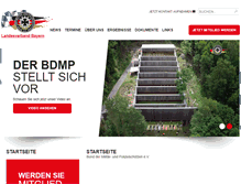 Tablet Screenshot of bdmp-bayern.de